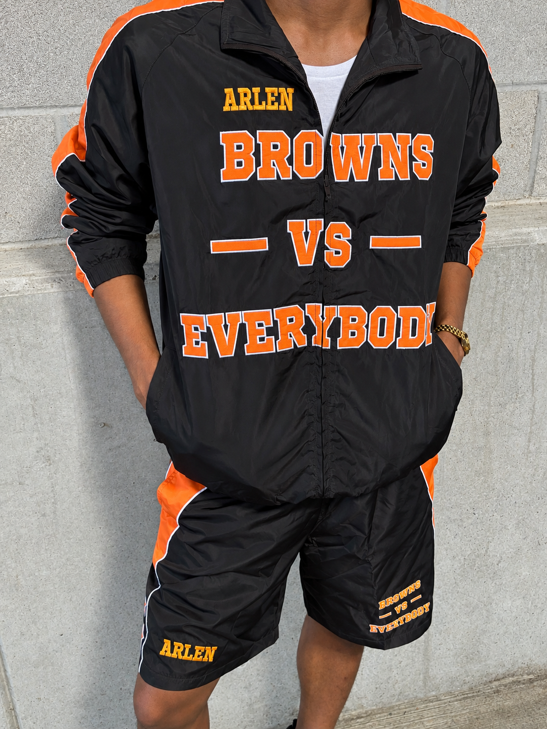 PRE ORDER Browns VS Everybody Nylon Jacket and Short Set